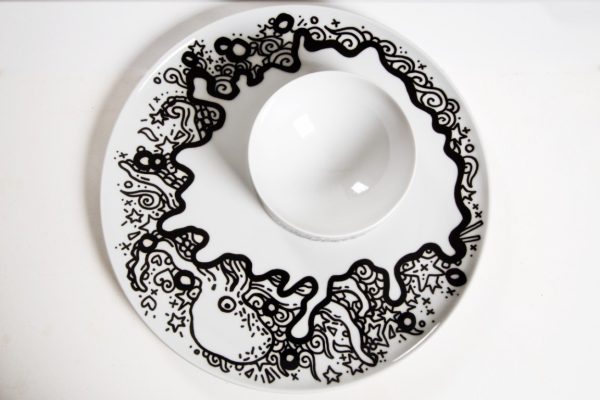 ASSIETTE 33 CM OCTOPUS – Image 2