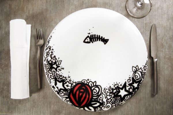 ASSIETTE INFINITA ROSE – Image 3