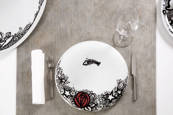 ASSIETTE INFINITA ROSE – Image 2
