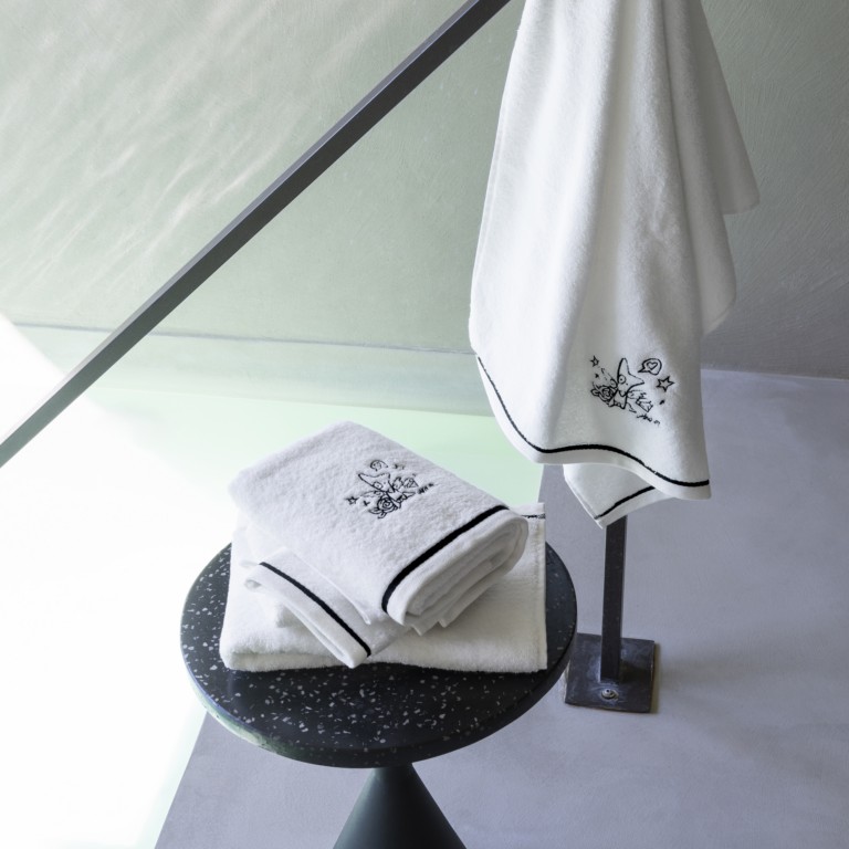 Drap de bain 70 x 120 cm – Carré Blanc & Jake – Image 2