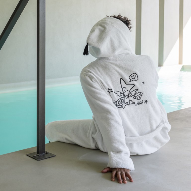 Peignoir homme coton XL – Carré Blanc & Jake – Image 9