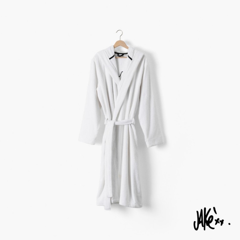 Peignoir homme coton XL – Carré Blanc & Jake – Image 11