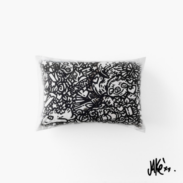 Taie d'oreiller rectangulaire 50 x 70cm - Carré Blanc & Jake – Image 3